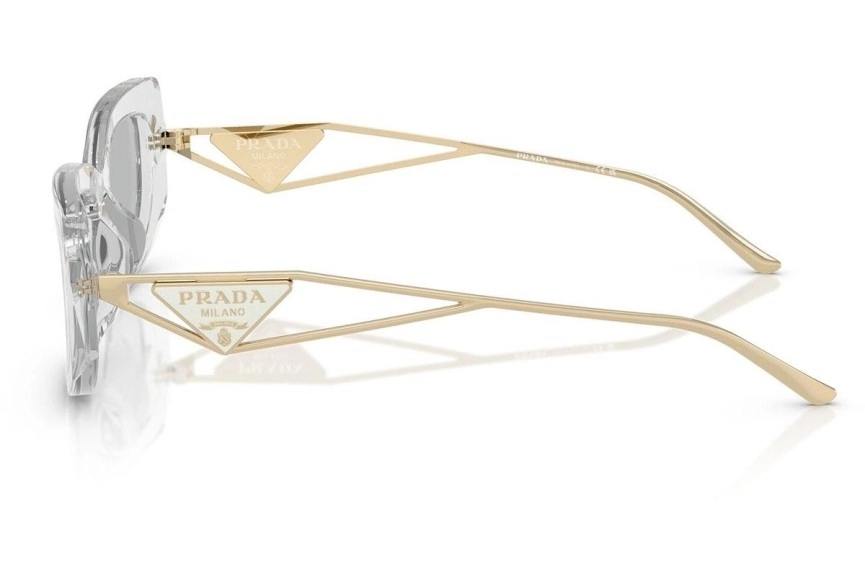 Prada PR 14YS (12R50K) 53 | Kadın Şeffaf Gri Güneş Gözlüğü